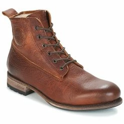 Blackstone MID LACE UP BOOT FUR Couleur Marron