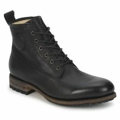 Blackstone MID LACE UP BOOT FUR Couleur Noir