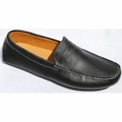 Belym Chaussure Mocassin Homme Cuir Noir Couleur Noir