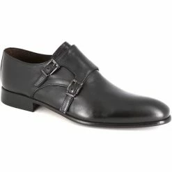 Belym Richelieu Homme Ville En Cuir Noir 996 Couleur Noir