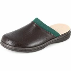 Belym Sabot Médicale Homme En Cuir Marron 101 Couleur Marron
