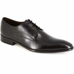 Belym Chaussures Hommes De Ville En Cuir Noir 153 Couleur Noir