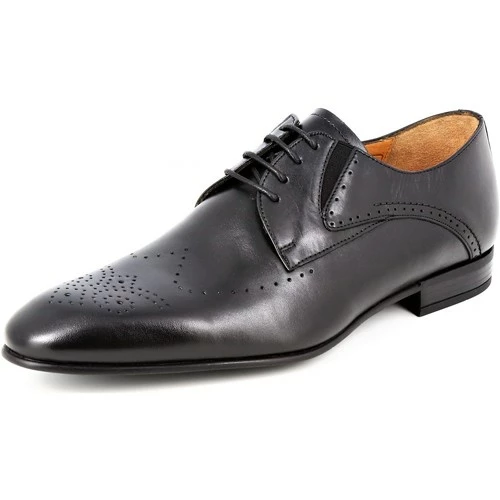 Belym Chaussures hommes ville en Cuir Noir 158 Couleur Noir
