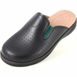 Belym Sabot médicale Homme en cuir Noir 100 Couleur Noir