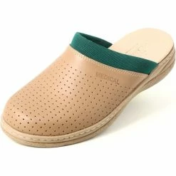 Belym Sabot médicale Homme en cuir Cognac 101 Couleur Camel