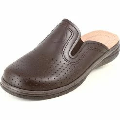 Belym Sabot médicale Homme en cuir Marron 101 Couleur Marron