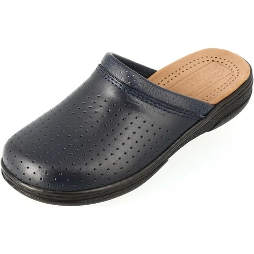 Belym Sabot Médical femme en cuir Bleu marine 416 Couleur list: BLEU MARINE|Bleu