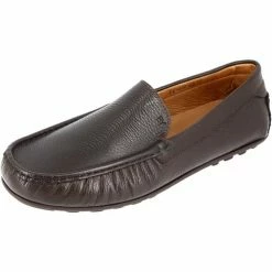 Belym Mocassin homme en véritable cuir grainée Marron 600B Couleur list: Marron|Marron