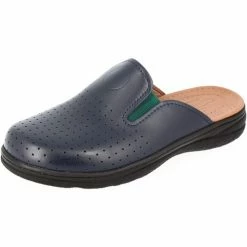 Belym Sabot Médicale homme en véritable cuir Bleu marine 100 Couleur list: Bleu|Bleu