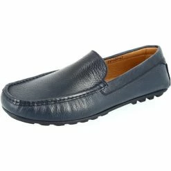 Belym Mocassin homme en véritable Bleu Cuir 600 Couleur list: Bleu|Bleu