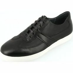 Belym Chaussure homme détente sneaker en cuir noir 02 Couleur list: Noir|Noir