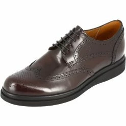 Belym Chaussure Derby homme en cuir verni Bordeaux 614 Couleur list: Marron|Marron