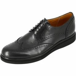 Belym Chaussure Homme Derby en cuir Noir 614 Couleur list: Noir|Noir