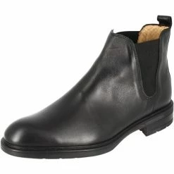 Belym Chaussures Boots homme en Cuir noir Couleur list: Noir|Noir