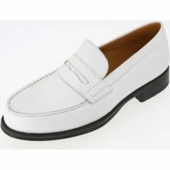 Belym Chaussure homme Mocassin de ville en cuir Blanc 100 Couleur list: Blanc|Blanc