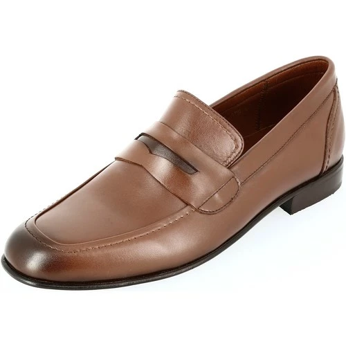 Belym Chaussure Homme Richelieu Mocassin en cuir Cognac 675 Couleur list: Marron|Marron
