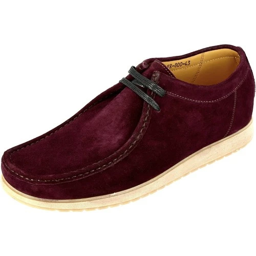 Belym Chaussure homme mocassin bottine en cuir daim Bordeaux 800 Couleur list: Rouge|Violet