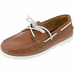 Belym Mocassin bateaux homme en cuir cognac 700 Couleur list: Marron|Marron