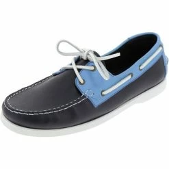 Belym Mocassin homme de ville en cuir bleu bleu ciel 700 Couleur list: Bleu|Bleu