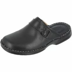 Belym Sabot Médical Homme en cuir véritable Noir 630 Couleur list: Noir|Noir
