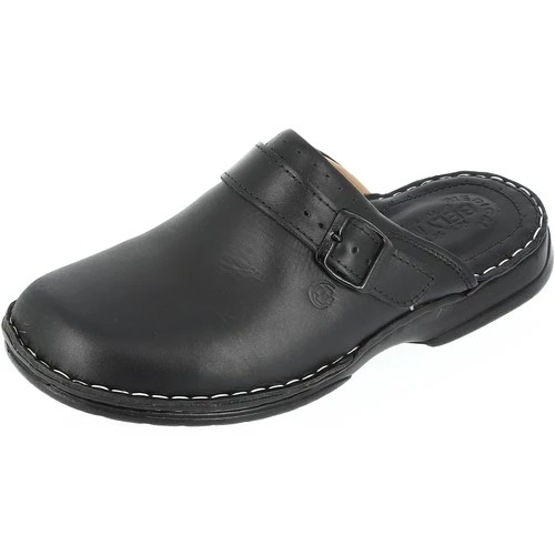 Belym Sabot Médical Homme en cuir véritable Noir 630 Couleur list: Noir|Noir