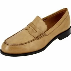 Belym Mocassin Homme de ville en cuir cognac 150 Couleur list: Camel|Beige