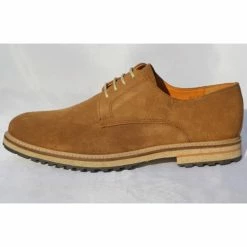 Belym Derby Homme Cuir Daim Camel Couleur Camel