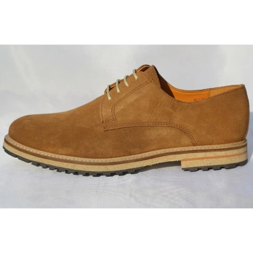 Belym Derby Homme Cuir Daim Camel Couleur Camel