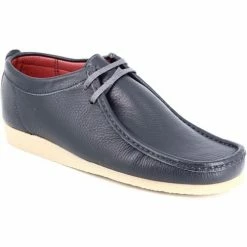 Belym Mocassin Bateaux Homme de ville En Cuir Bleu 800 Couleur Bleu