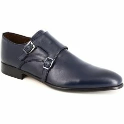 Belym Chaussures Homme De Ville En Cuir Bleu Marine 996 Couleur BLEU MARINE