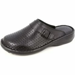 Belym Sabot Médicale Femme En Cuir Noir 450 Couleur Noir