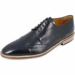 Belym Chaussures Hommes Richelieu En Cuir Noir Couleur Noir