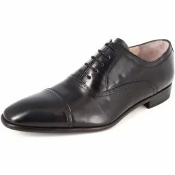 Belym Chaussure De Ville Homme En Cuir Noir Couleur Noir