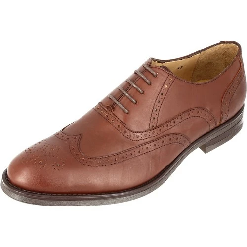 Belym Chaussures Hommes Richelieu en cuir Marron Couleur list: Marron|Marron