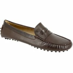 Belym Mocassin femme en cuir véritable Marron 105 Couleur list: Marron|Marron