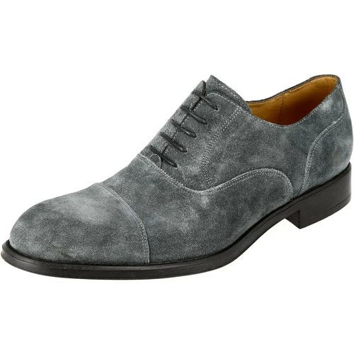 Belym Derby homme de ville en cuir Gris daim 201 Couleur list: Gris|Gris