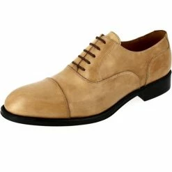 Belym Derby homme de ville en cuir Cognac 201 Couleur list: Camel|Marron