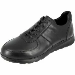 Belym Baskets Homme en véritable cuir Noir 615 Couleur list: Noir|Noir